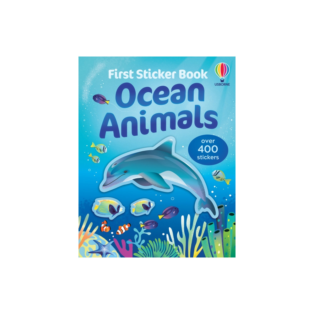 Produktbild för First Sticker Book Ocean Animals (häftad, eng)