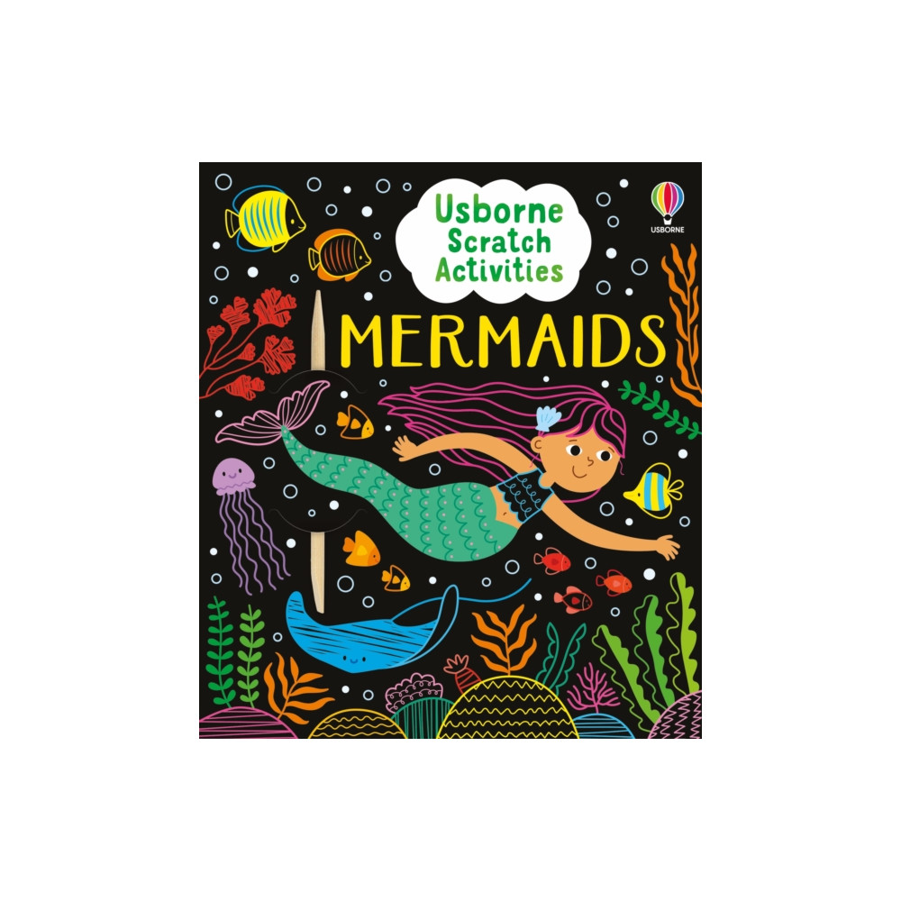 Produktbild för Usborne Scratch Activities Mermaids (häftad, eng)
