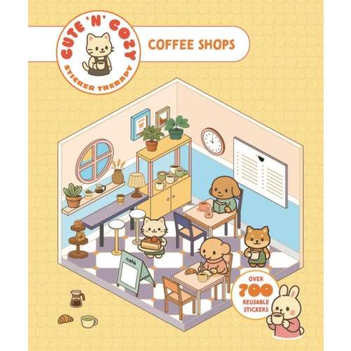 Thames & Hudson Ltd Cute 'n' Cozy Sticker Therapy: Coffee Shops (häftad, eng)