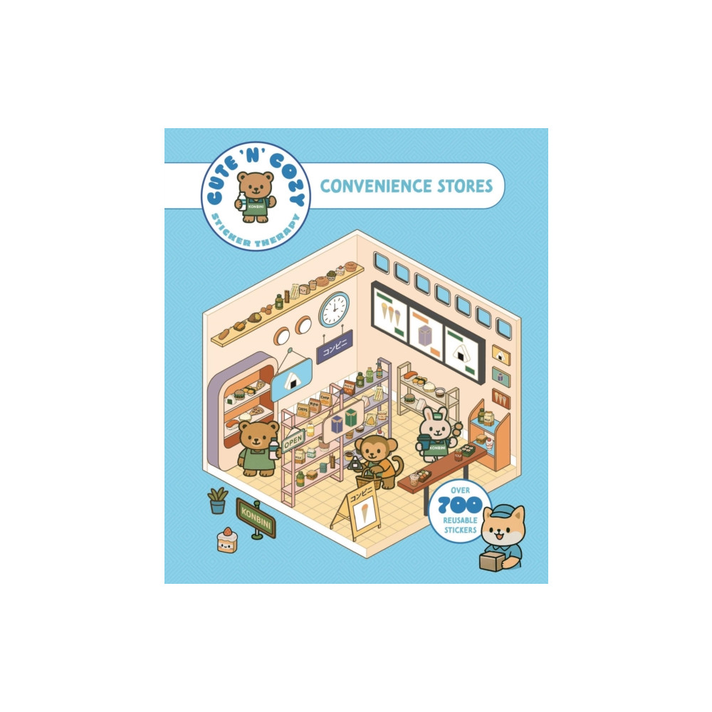 Produktbild för Cute 'n' Cozy Sticker Therapy: Convenience Stores (häftad, eng)