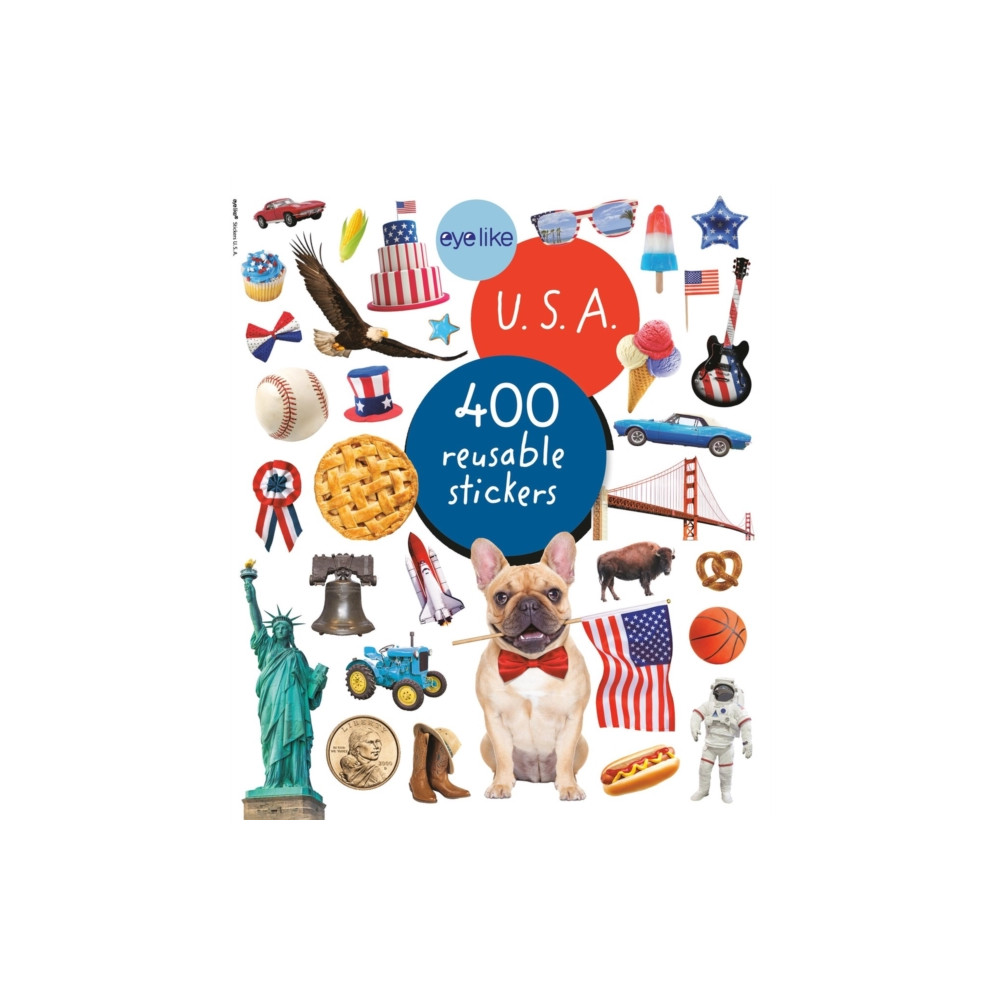 Produktbild för Eyelike Stickers U.S.A. (häftad, eng)
