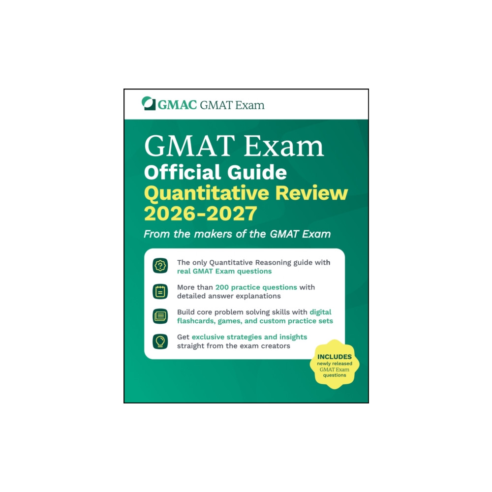 Produktbild för GMAT Official Guide Quantitative Review 2026 - 2027 (häftad, eng)