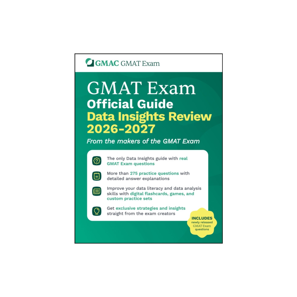 Produktbild för GMAT Official Guide Data Insights Review 2026 - 2027 (häftad, eng)