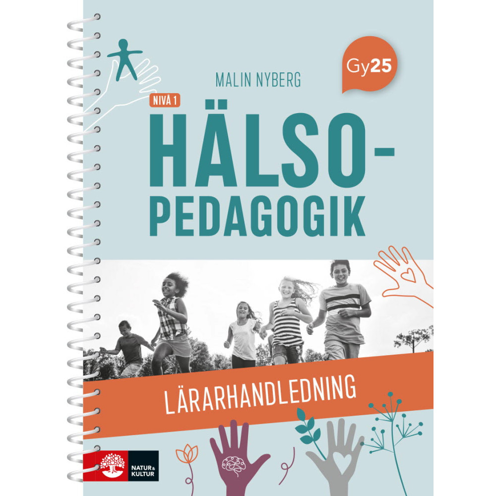 Produktbild för Hälsopedagogik nivå 1 Lärarhandledning med Lärarwebb (bok, spiral)