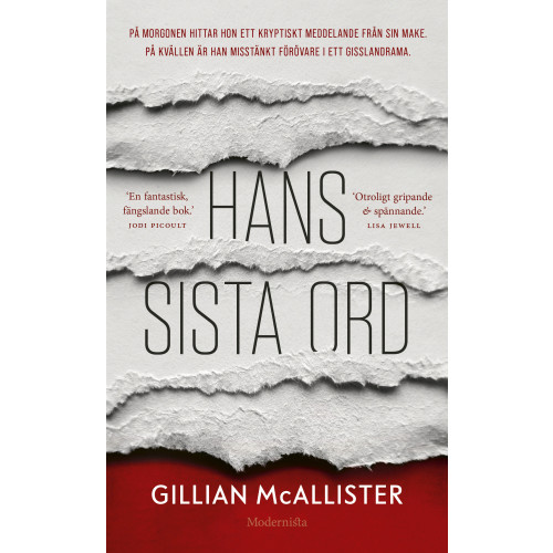 Gillian McAllister Hans sista ord (pocket)