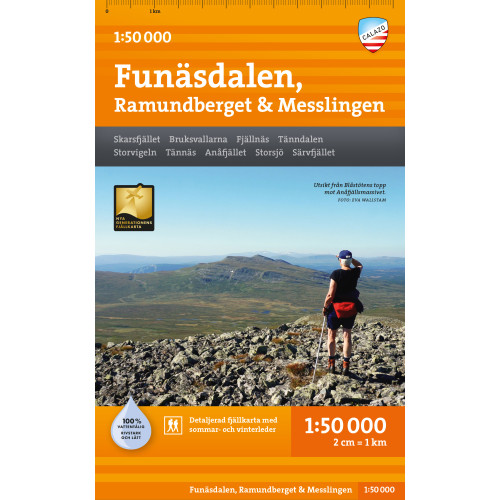 Calazo Förlag Funäsdalen Ramundberget Messlingen 1:50.000