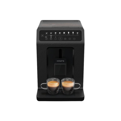 Krups Krups Evidence EA897B10 Eco-Design - automatisk kaffekokare med mjölkskummare - 15 bar - skiffer