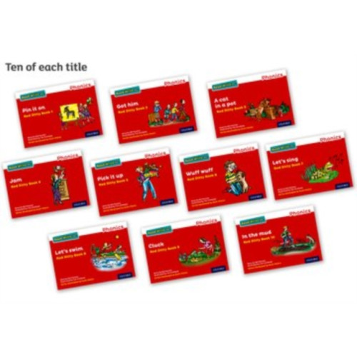 Oxford University Press Read Write Inc. Phonics: Red Ditty books (Pack of 100) (häftad, eng)