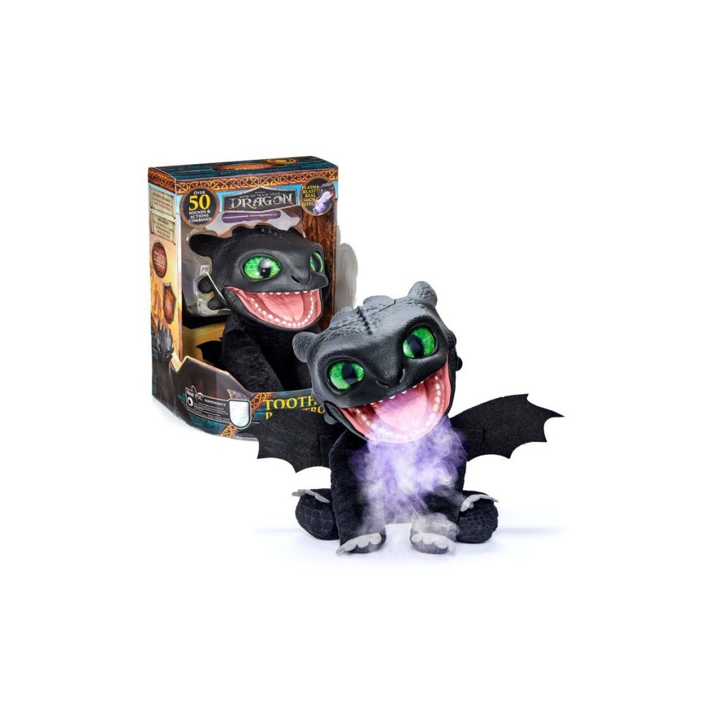 Produktbild för Interaktiv maskot Wow! Stuff Puppetronic Real FX Toothless (...