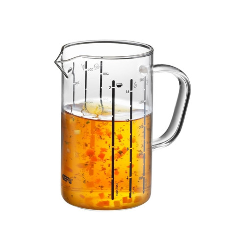 Gefu GEFU METI, 0,5 l, ml, oz, Borosilikatglas, Transparent, 88 m...
