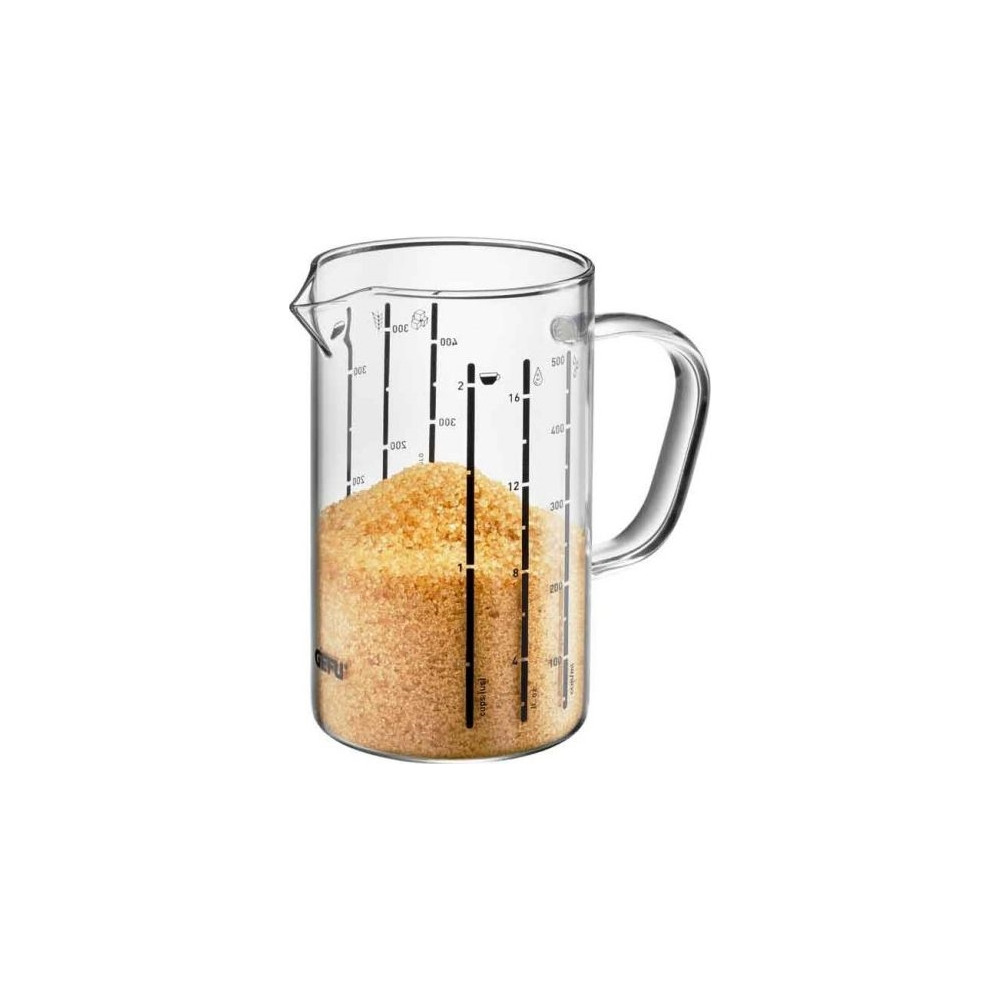 Produktbild för GEFU METI, 0,5 l, ml, oz, Borosilikatglas, Transparent, 88 m...