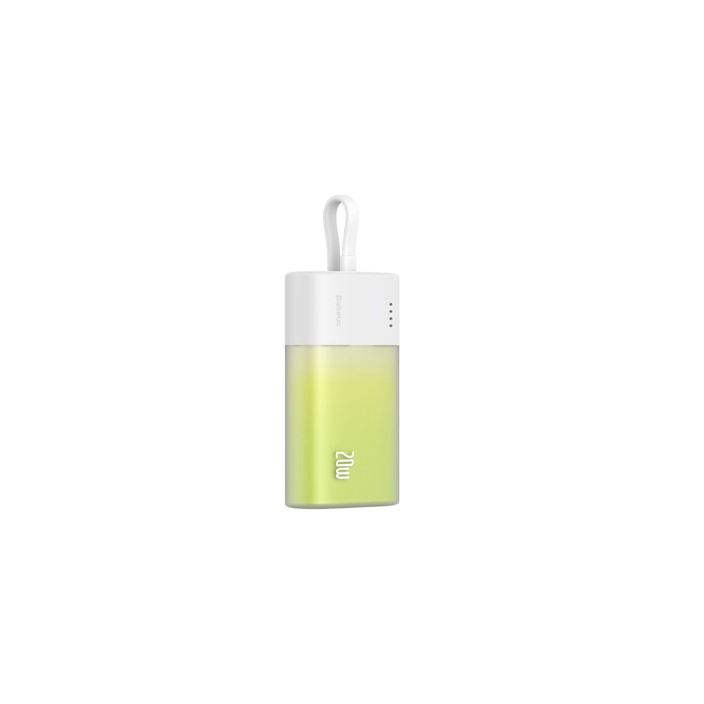 Produktbild för Powerbank Baseus Popsicle 5200mAh 20W med inbyggt Lightning-...