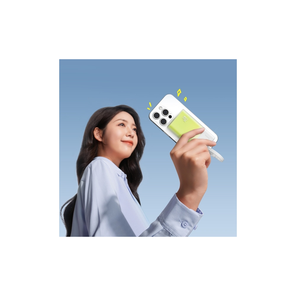 Produktbild för Powerbank Baseus Popsicle 5200mAh 20W med inbyggt Lightning-...
