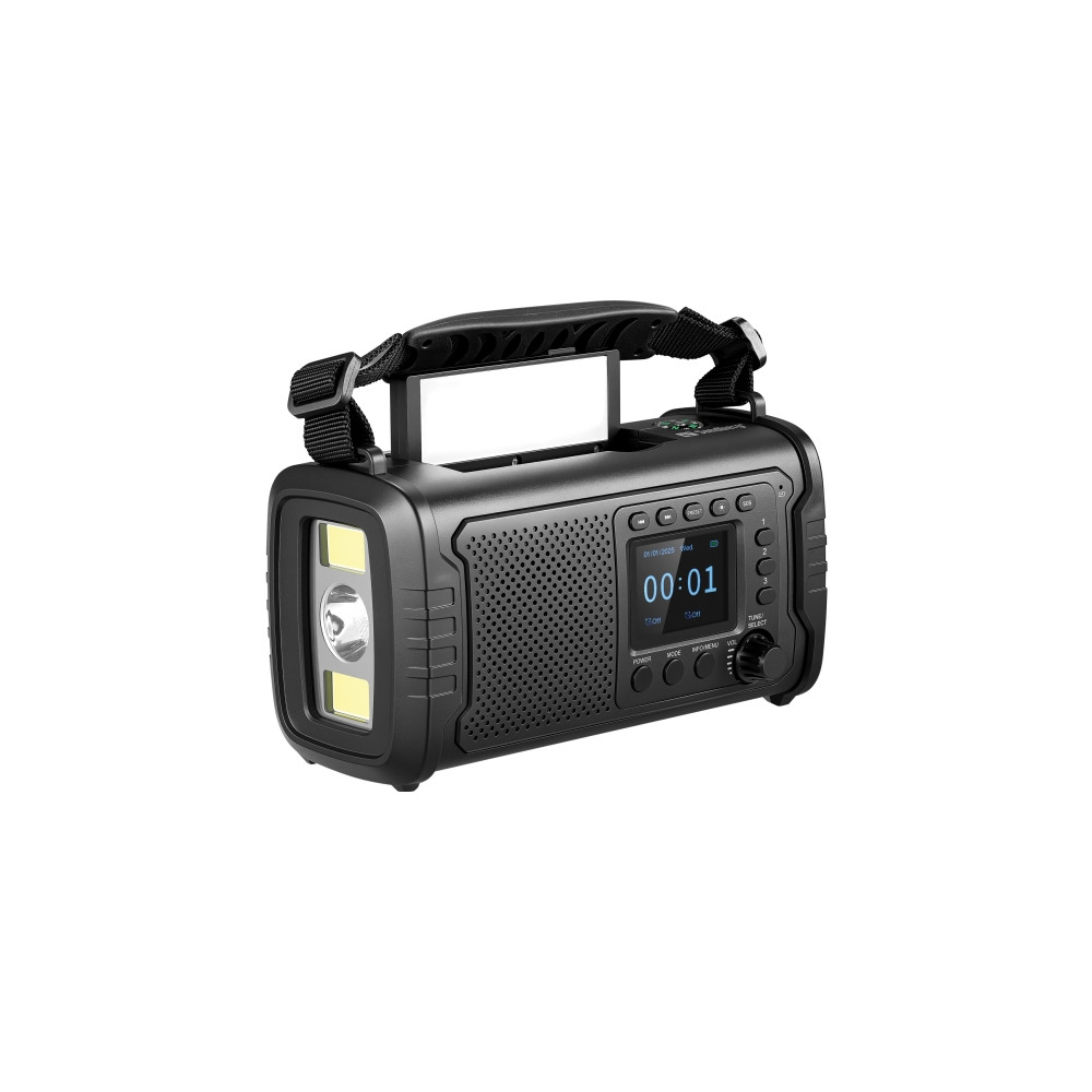 Produktbild för Sandberg Active Series Survivor - bärbar DAB-radio - Bluetooth, flashminneskort