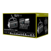 Produktbild för Sandberg Active Series Survivor - bärbar DAB-radio - Bluetooth, flashminneskort