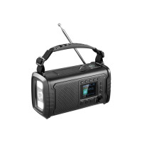 Produktbild för Sandberg Active Series Survivor - bärbar DAB-radio - Bluetooth, flashminneskort