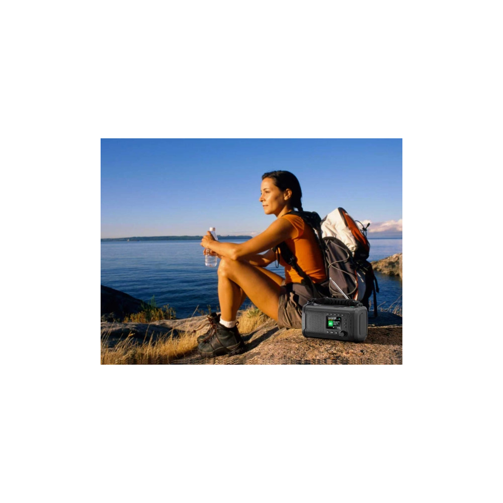 Produktbild för Sandberg Active Series Survivor - bärbar DAB-radio - Bluetooth, flashminneskort