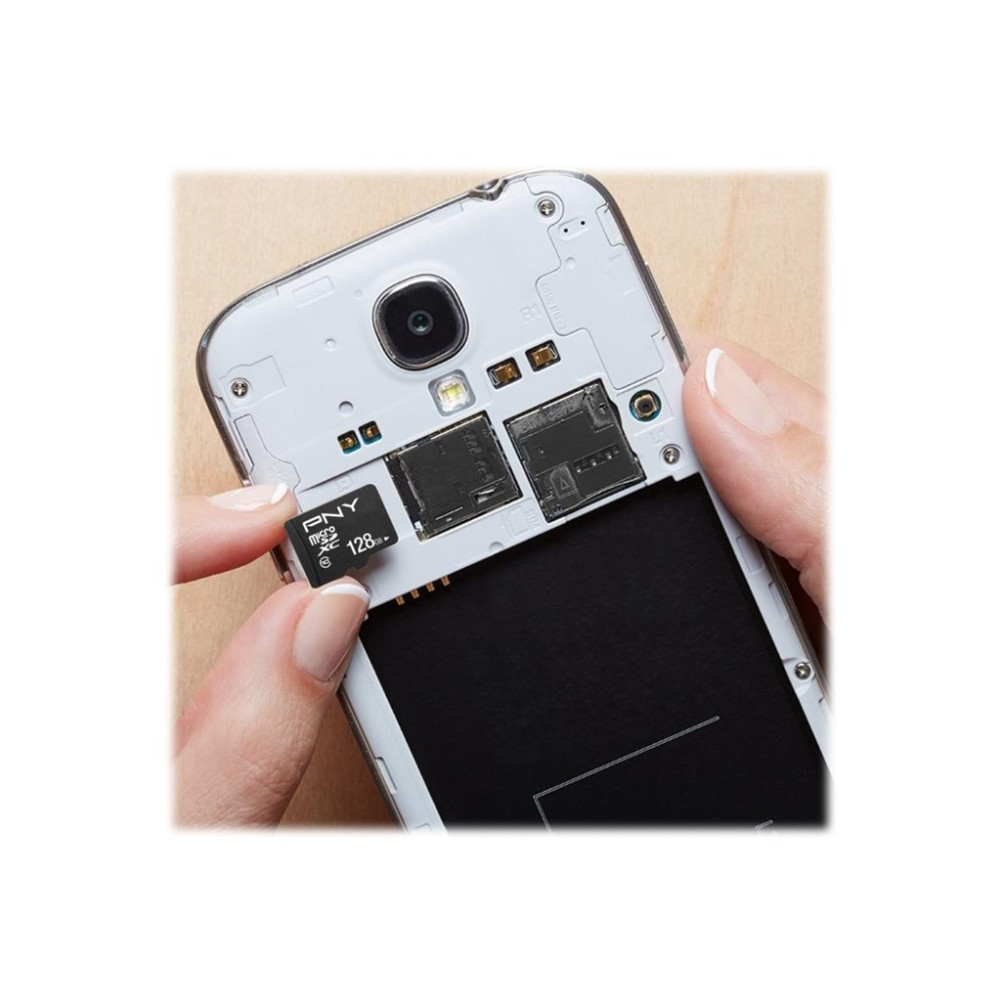 Produktbild för PNY Performance Plus - flash-minneskort - 128 GB - microSDXC