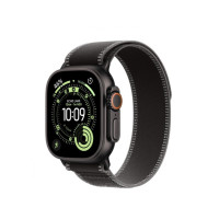 Produktbild för Apple Watch Ultra 3 - svart titan - Ja smart klocka med Trail Loop - svart/kolsvart - 64 GB