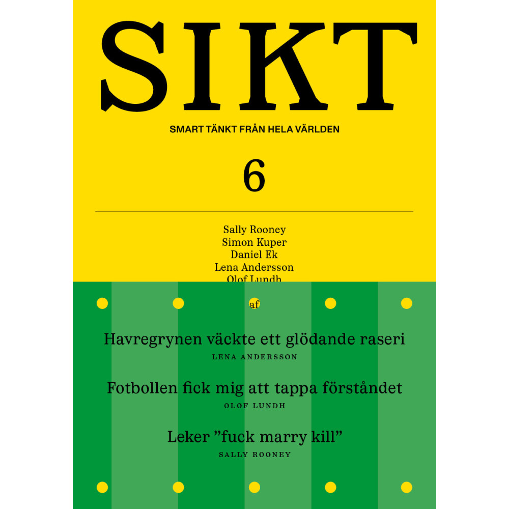 Produktbild för SIKT #6 (bok, danskt band)