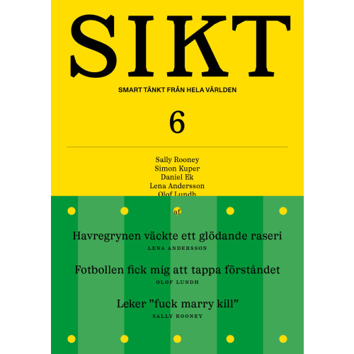 Lena Andersson SIKT #6 (bok, danskt band)