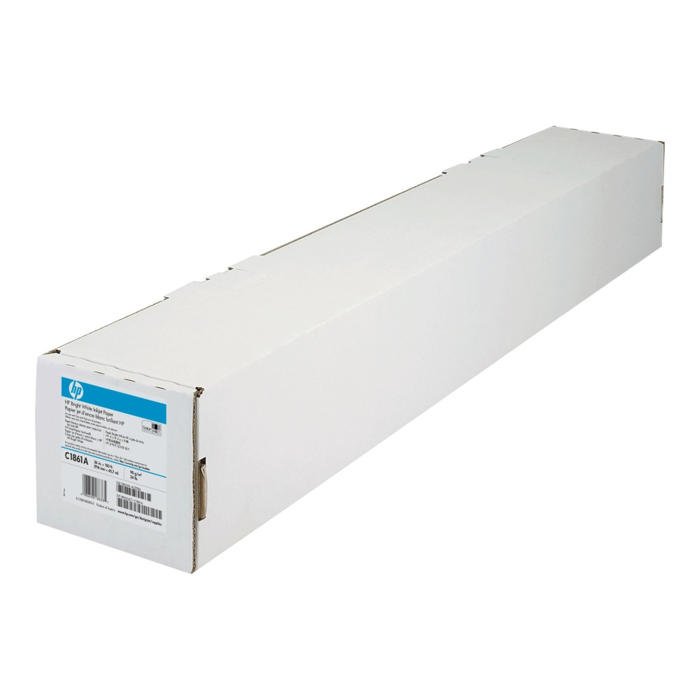Produktbild för HP - bond paper - matt - 1 rulle (rullar) - Rulle (91,4 cm x 91,4 m) - 90 g/m²
