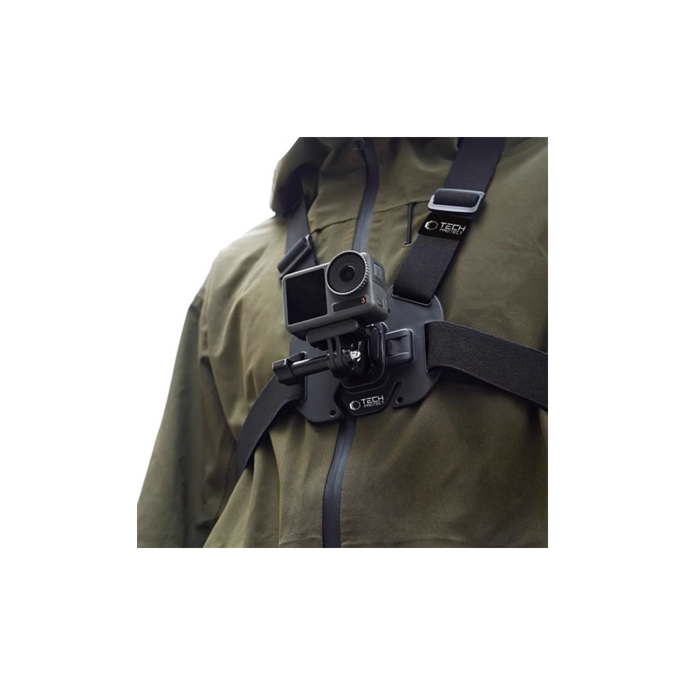 Produktbild för Tech-Protect GA100 bröstfäste för GoPro / DJI