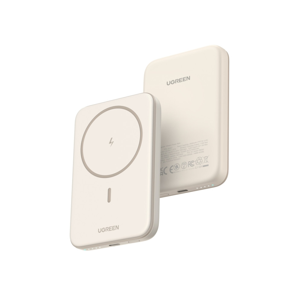 Produktbild för Ugreen trådlös powerbank - Li-Ion - 24 pin USB-C - 15 Watt