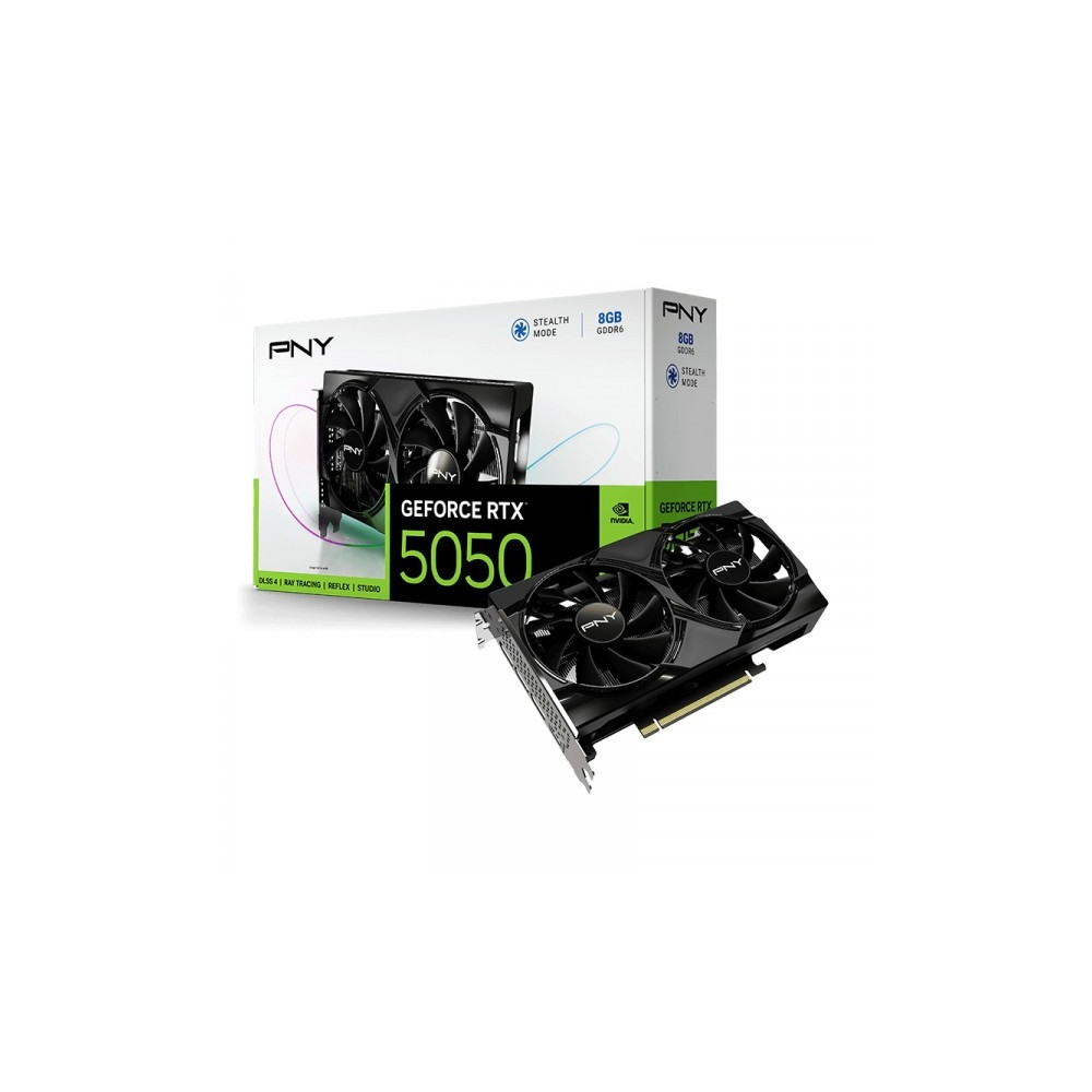 Produktbild för PNY - grafikkort - GeForce RTX 5050 - 8 GB