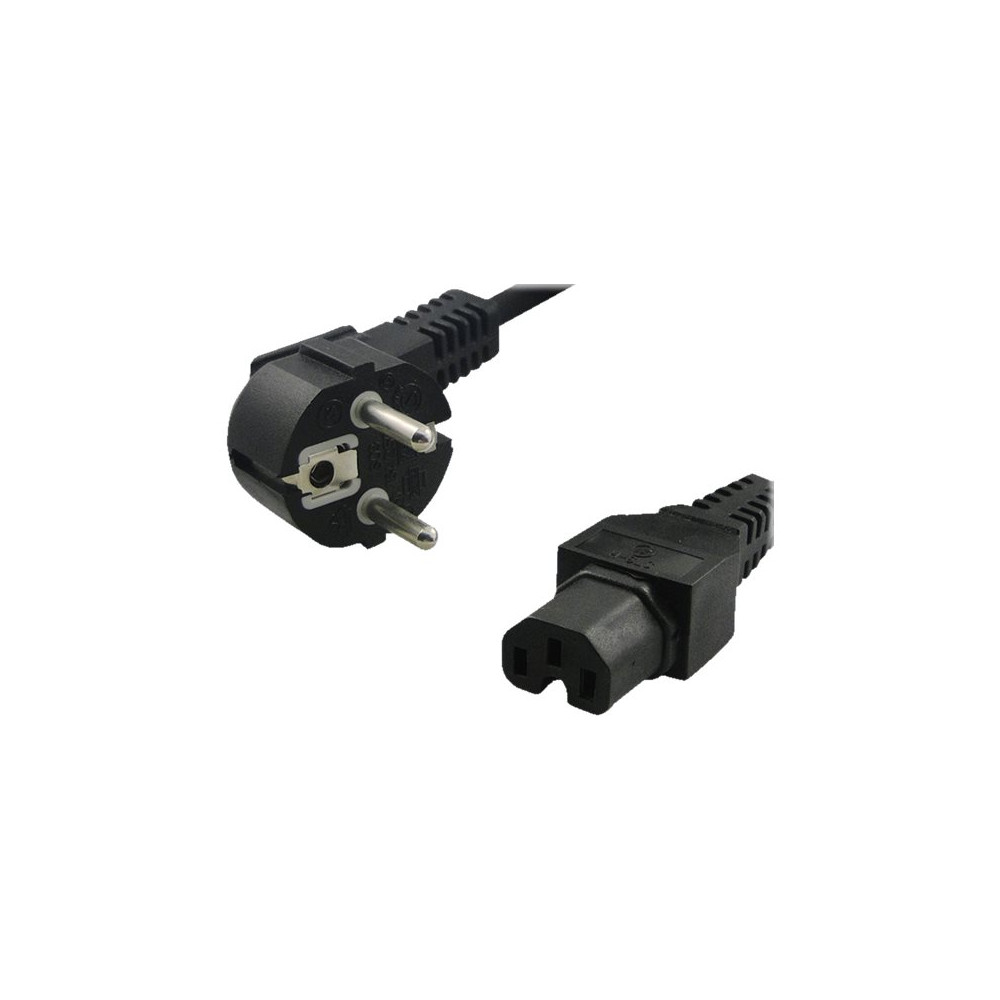 Produktbild för LogiLink - strömkabel - IEC 60320 C15 till power CEE 7/7 - 2 m