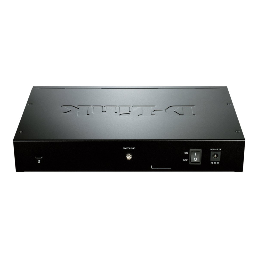 Produktbild för D-Link Web Smart DGS-1210-08P - switch - 8 portar - Administrerad - rackmonterbar