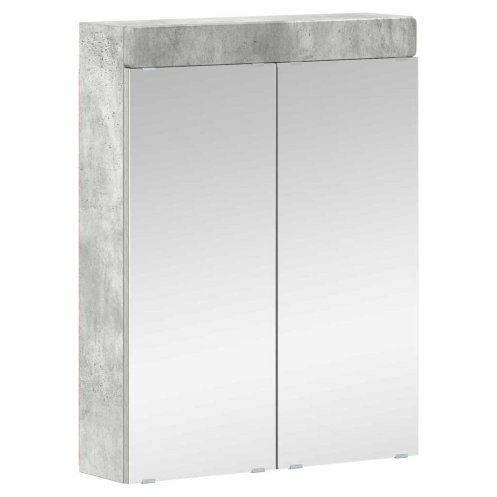 Produktbild för Badrumsmöbelset TULUM 4 pcs Betonggrå 60 x 34 x 63 cm