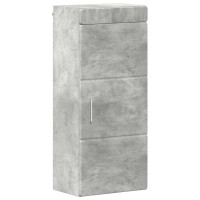 Produktbild för Badrumsmöbelset TULUM 4 pcs Betonggrå 60 x 34 x 63 cm