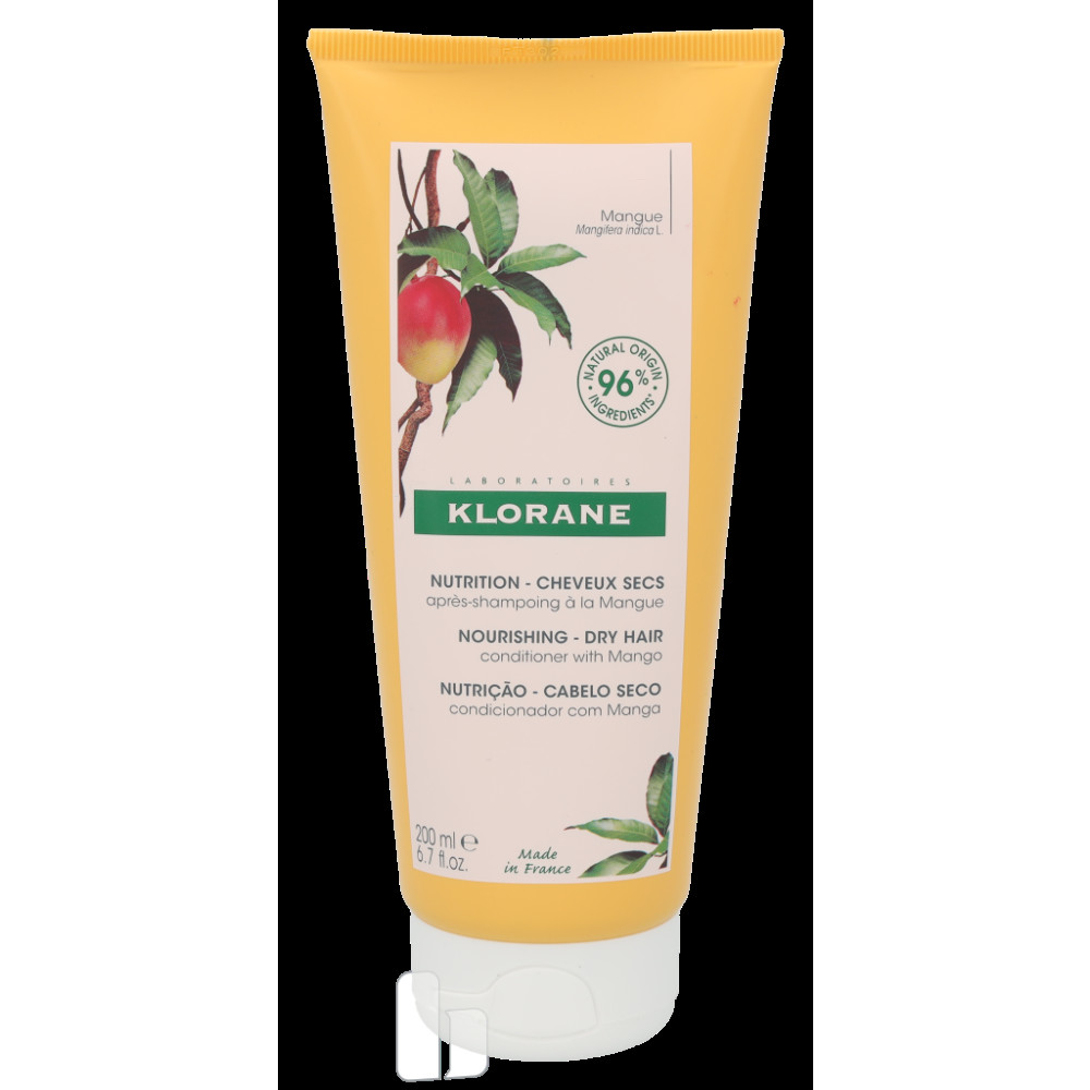 Produktbild för Klorane Nourishing Conditioner With Mango Butter 200 ml Dam