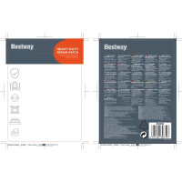 Produktbild för Bestway 62068, Skarvkabel, Multifärg, 10 styck, 42,3 cm ^, 2...