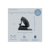 Produktbild för R-Go Ambidextrous Ergonomic mouse Twister