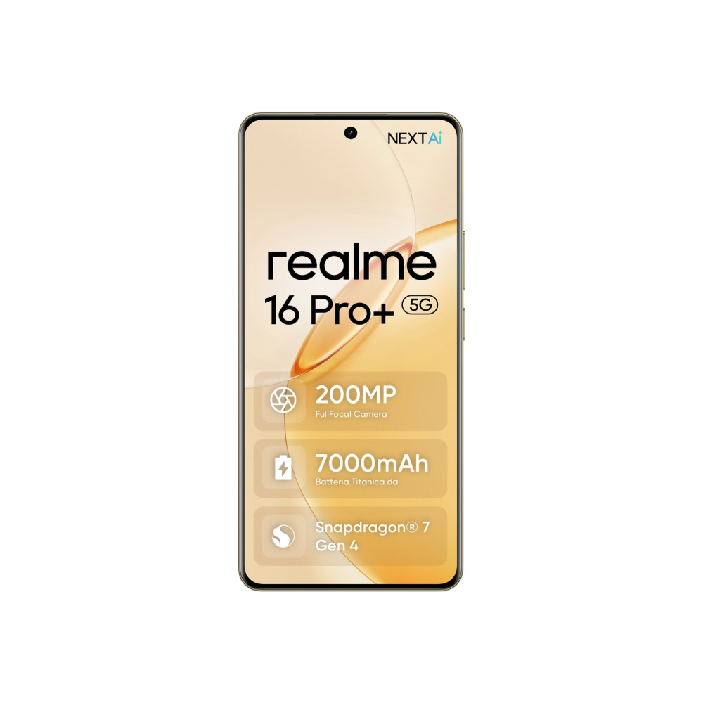 Produktbild för realme 16 Pro+, 17,3 cm (6.8"), 1280 x 2800 pixel, 12 GB, 51...