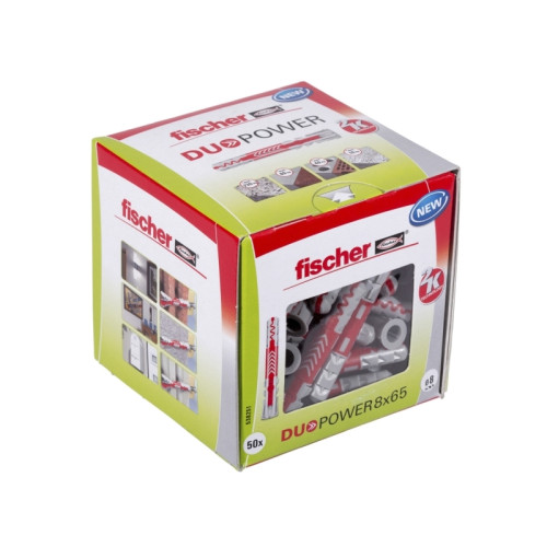 Fischer Fischer DUOPOWER 8 x 65, Expansionsankare, Betong, Metall, G...