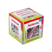 Produktbild för Fischer DUOPOWER 8 x 65, Expansionsankare, Betong, Metall, G...