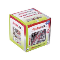Produktbild för Fischer DUOPOWER 8 x 65, Expansionsankare, Betong, Metall, G...