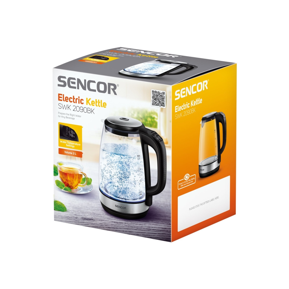 Produktbild för Sencor SWK 2090BK - vattenkokare - svart