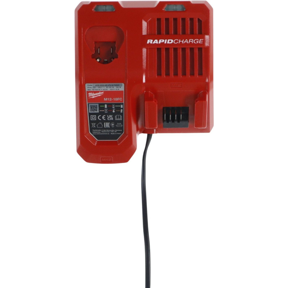 Produktbild för Milwaukee M12-18 FC batteriladdare - M12, M18 - 155 Watt