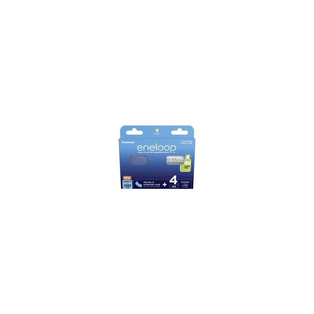 Produktbild för Panasonic eneloop BK-3MCDE batteri - 4 x AA-typ - NiMH
