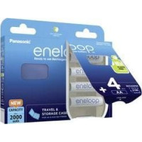 Produktbild för Panasonic eneloop BK-3MCDE batteri - 4 x AA-typ - NiMH