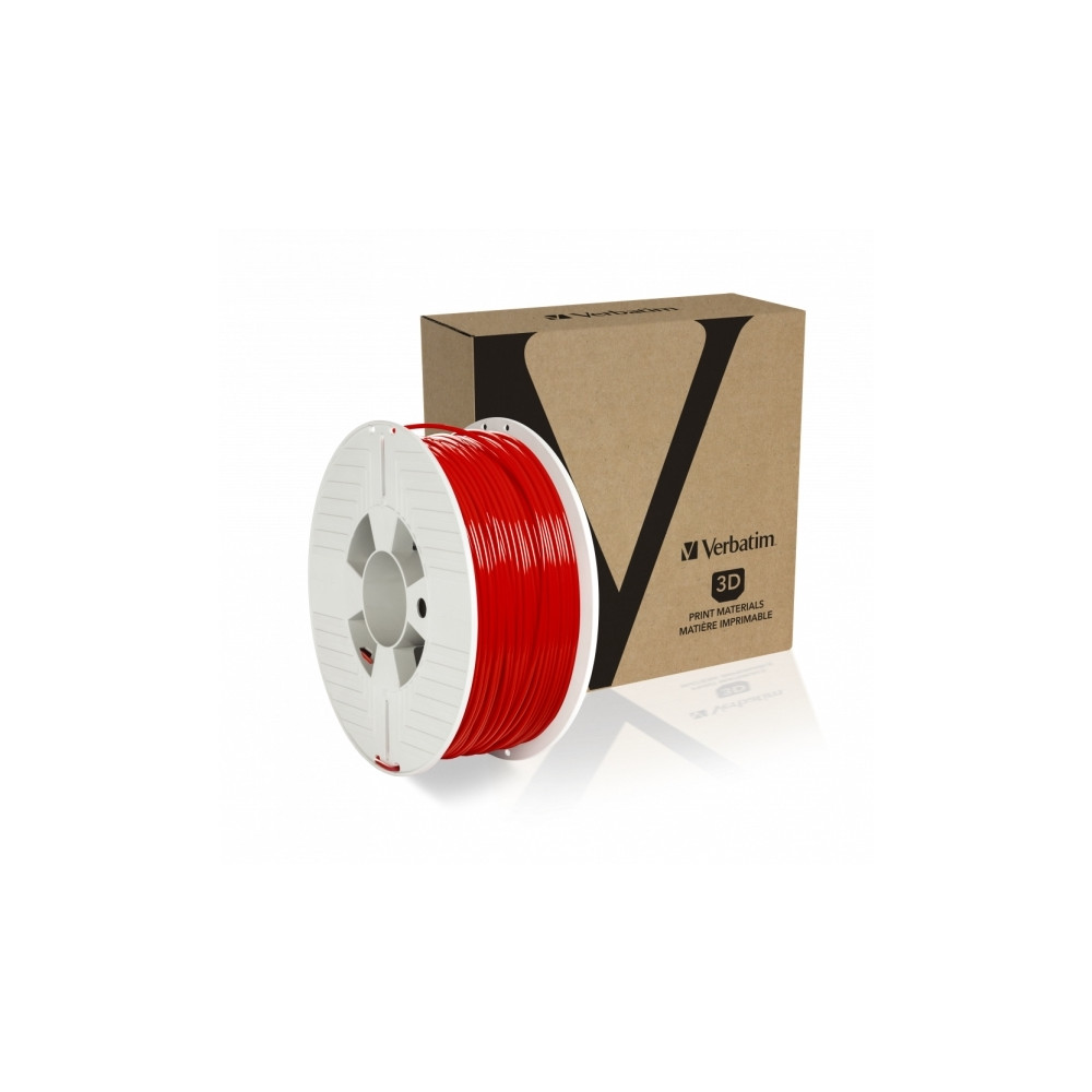 Produktbild för Verbatim - RAL 3020, röd - PETG-fiber