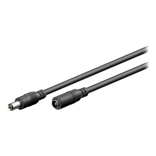 WENTRONIC GMBH goobay - förlängningskabel för ström - DC-jack 5,5 x 2,1 mm till DC-jack 5,5 x 2,1 mm - 3 m