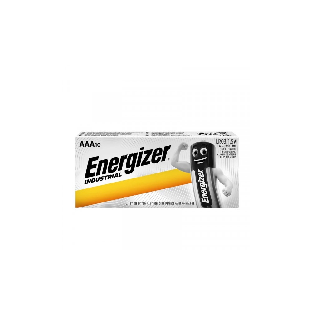 Produktbild för Energizer Industrial batteri - 10 x AAA - alkaliskt