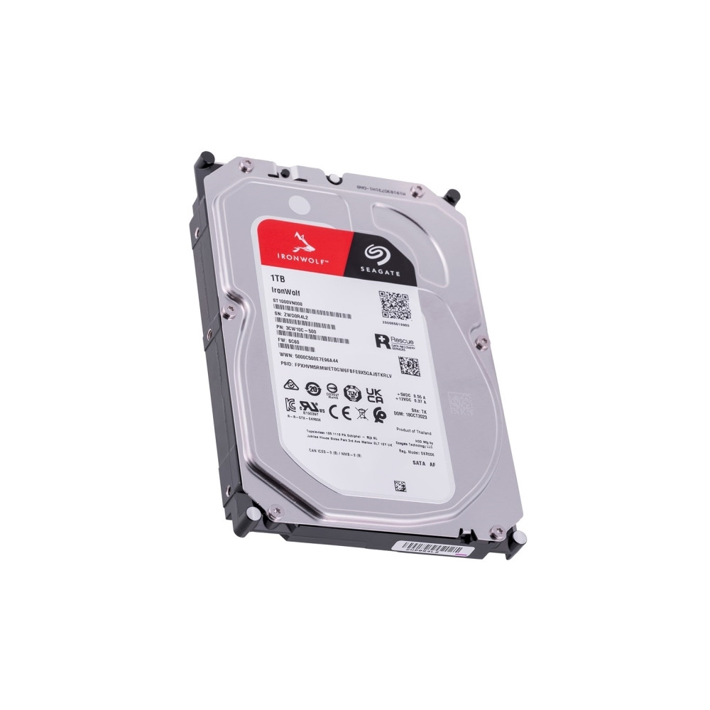 Produktbild för Seagate IronWolf ST1000VN008 - hårddisk - 1 TB - SATA 6Gb/s
