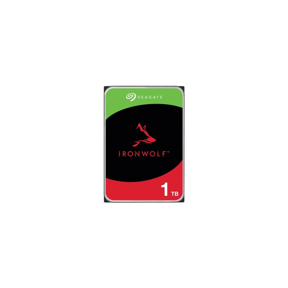 Produktbild för Seagate IronWolf ST1000VN008 - hårddisk - 1 TB - SATA 6Gb/s