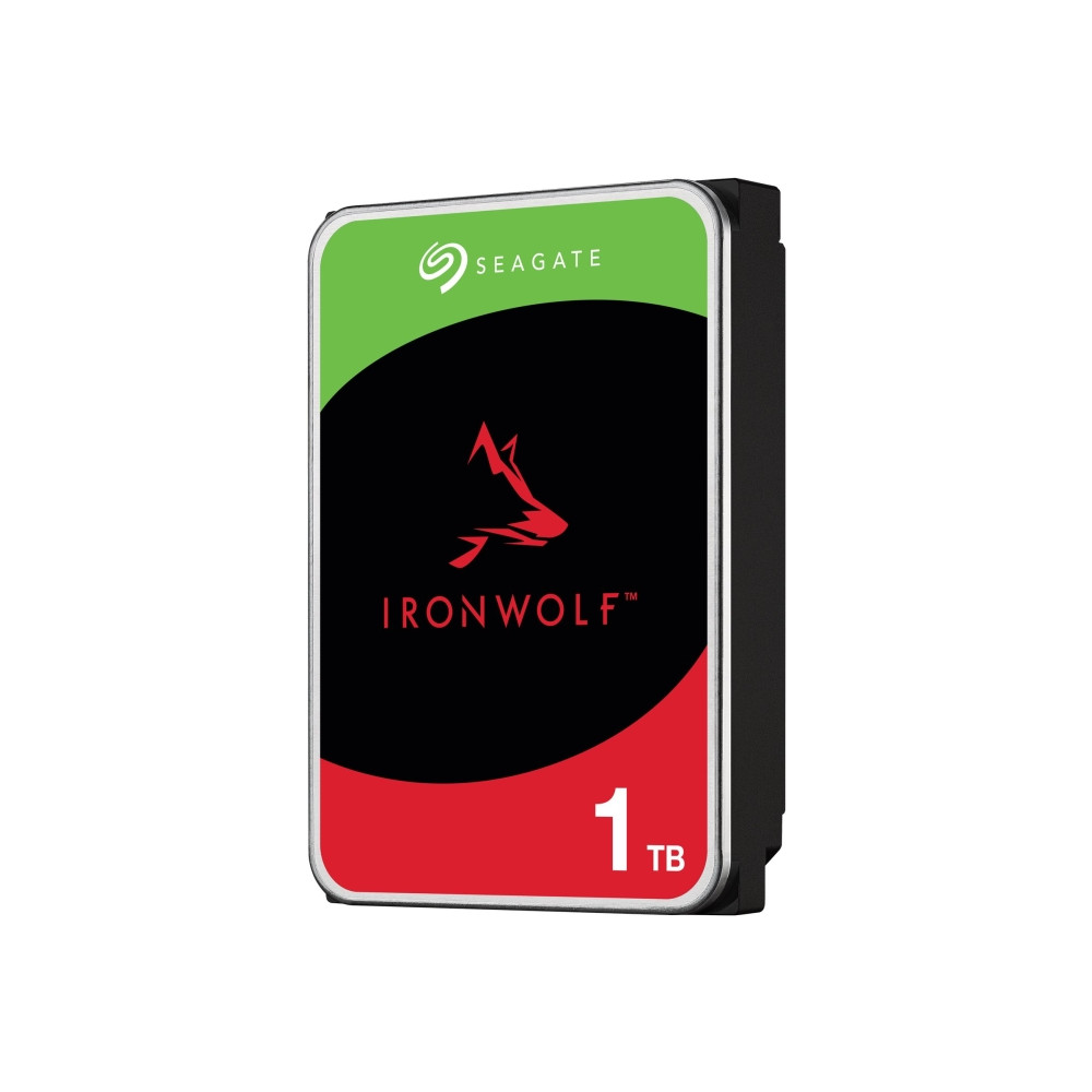 Produktbild för Seagate IronWolf ST1000VN008 - hårddisk - 1 TB - SATA 6Gb/s